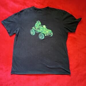 Gorillaz T-shirt Mens Sz XL Black Short Sleeve Noodle 2-D Murdoc Russel Geep